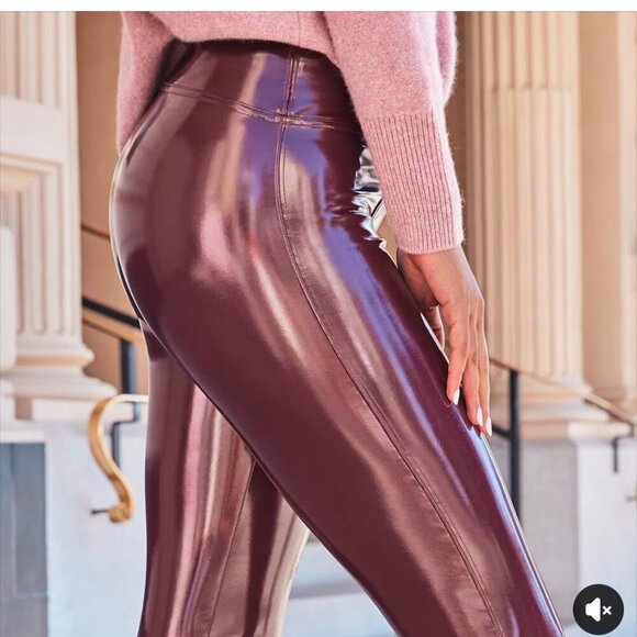 Spanx Faux Patent Leather Leggings - Picture 3 of 9